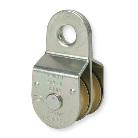 Fixed Eye Double Pulley, Zinc MPN:1RCK6