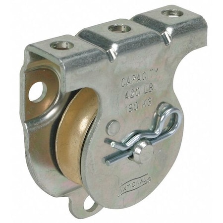 Pulley, Mounted, 420 lb Limit, 1 Sheave MPN:1RCT1