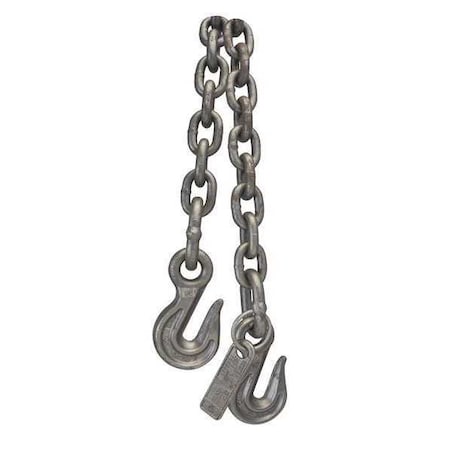 Chain Sling, 1/2 in Size, G80, 5 ft L, SGG MPN:200003049