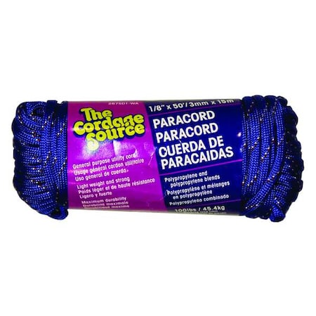 Rope, 50ft, Blk/Bl/Rd/Orng, 20lb, Polyolefin MPN:267SD1-WA