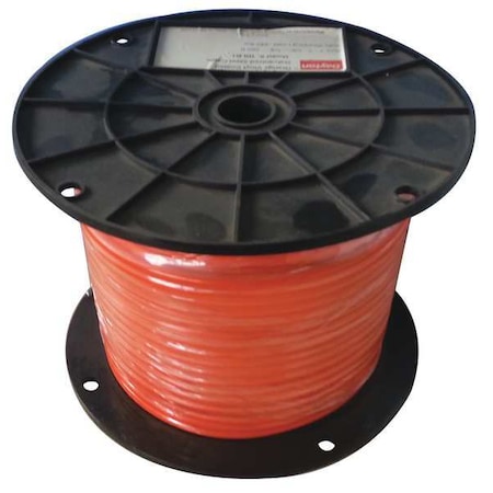 Cable, 1/16 in., 500 ft, 7 x 7, Orange Vinyl MPN:33RG44