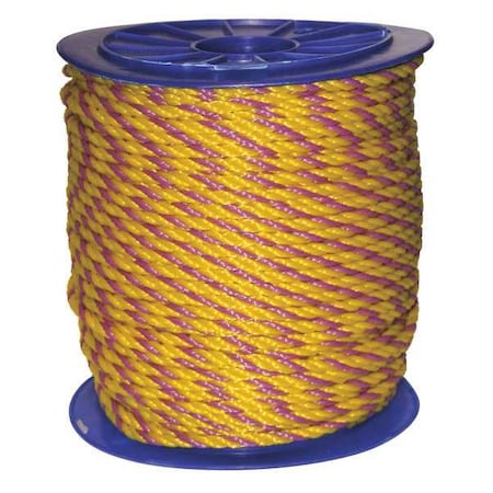 Rope, 600ft, Mgnta/Yllw, 160lb., Polyprpylne MPN:340103-00600-11K