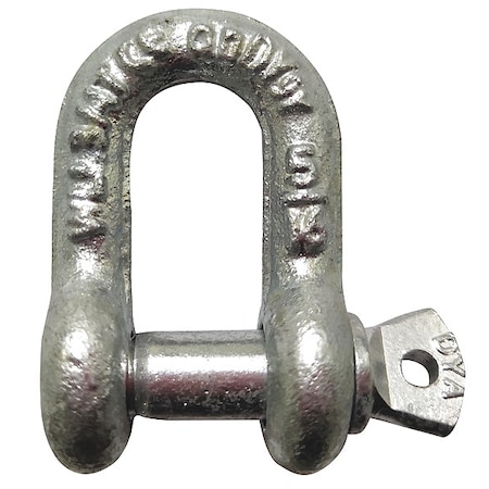 Chain Shackle, 1, 500 lb, Carbon Steel MPN:55AX99