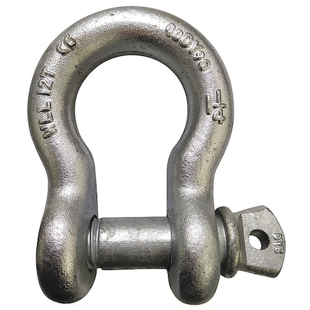 Anchor Shackle, 4, 000 lb, Alloy Steel MPN:55AY18