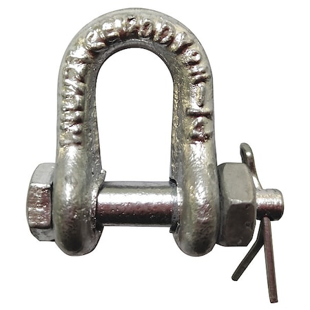 Chain Shackle, 1, 000 lb lb, Carbon Steel MPN:55ER73