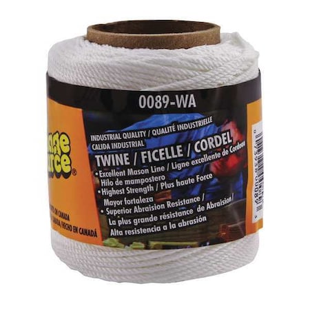 Twine, 1/16 in Dia. x 250 ft L, 20 lb MPN:89-WA