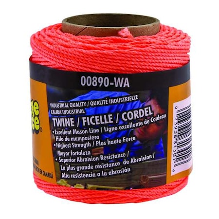 Twine, 1/16 in Dia. x 250 ft L, 20 lb MPN:89O-WA