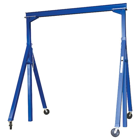 Adj. Gantry Crane, Blue, 12.5 ft. Inside W MPN:AHS-2-15-14