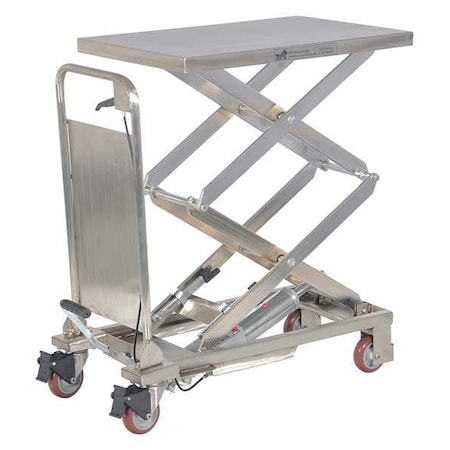 Scissor Lift Table, 220 lb. Cap, 17-1/2