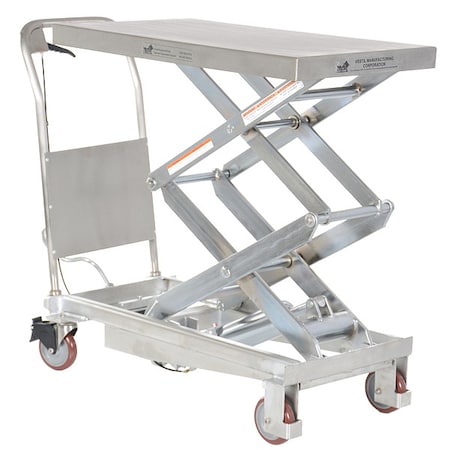Scissor Lift Table, 800 lb. Cap, 20