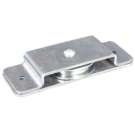 Pulley Block, Wire Rope, 1/4 in Max Cable Size, 685 lb Max Load, Zinc Plated MPN:D00258