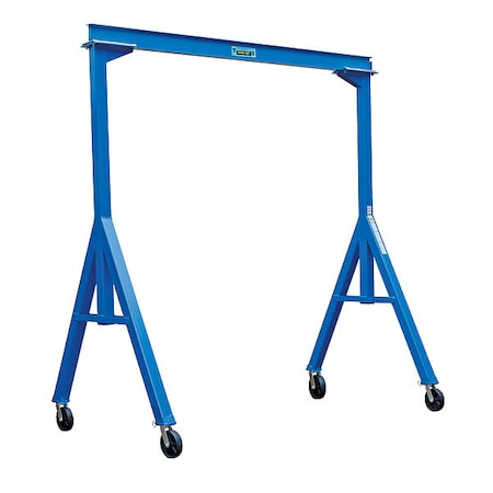 Fixed Gantry Crane, Steel, Blue, 2000 lb. MPN:FHS-2-10