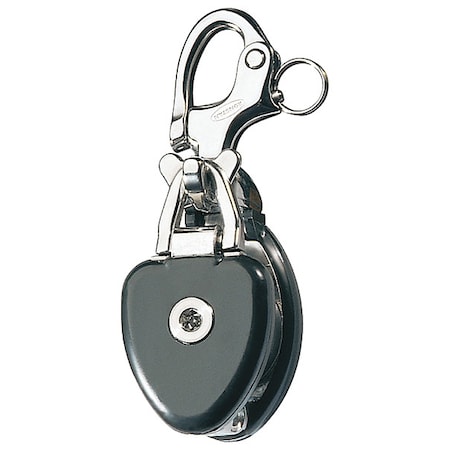 Snatch Block, Wire Rope, 5/8 in Max Cable Size, 2, 980 lb Max Load, Powder Coated MPN:RF6730