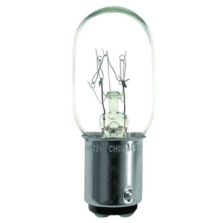 Miniature Incandescent Bulb, 195 lm, 25W (Formerly LumaPro) MPN:25T7/DC-1PK