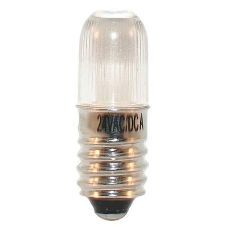 LED Lamp, Mini, T3 1/4, E10, Amber (Formerly LumaPro) MPN:L1024MS-A