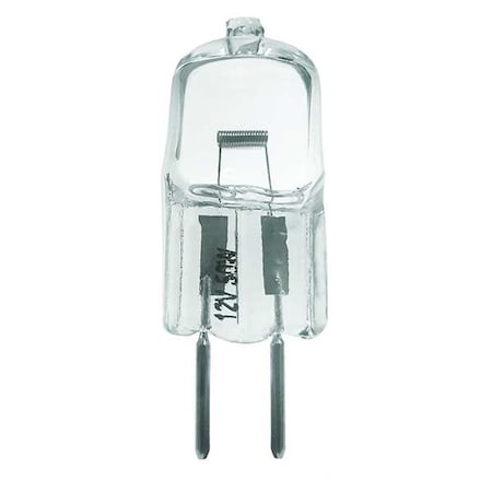 Miniature Halogen Bulb, 60 lm, 5.0W, Clear (Formerly LumaPro) MPN:Q5T3/CL-1PK