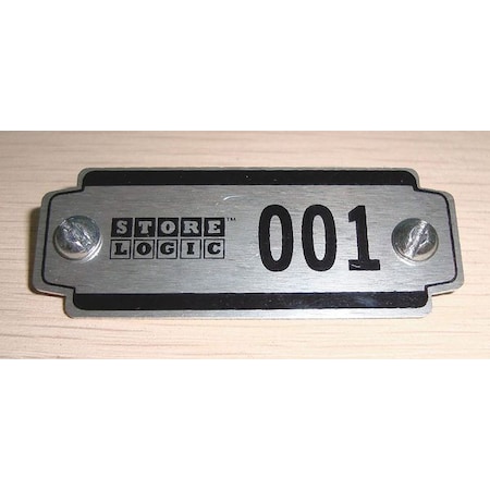 NmbPlt 51 to 100, Slvr w/Blk Letter, PK50 MPN:2VUW2