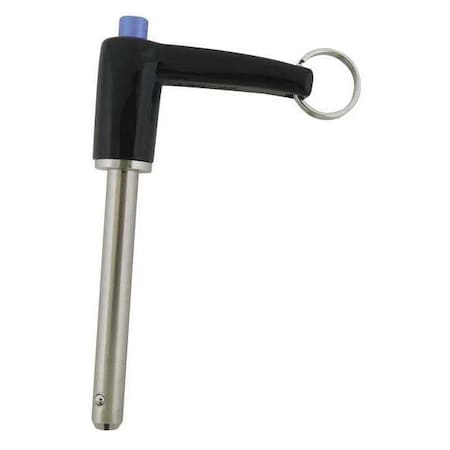 Ball Lock Pin, L-Handle, 1/4