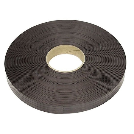 Magnetic Strip, 100 ft. L, 1 In W, Features: Scored Every 4 in MPN:10E825