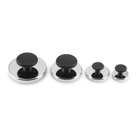 Round Magnet with Handle, 16 lb. Pull MPN:3DXW6