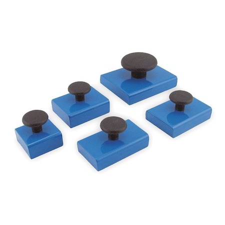 Rectangle Magnet with Handle, 40 lb. Pull MPN:3DXX4
