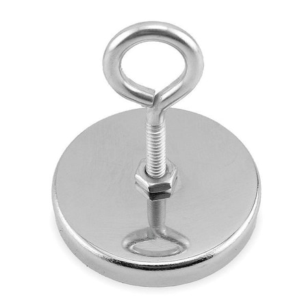 Round Base Eyebolt Magnet, 25 lb. Limit MPN:3DYA2