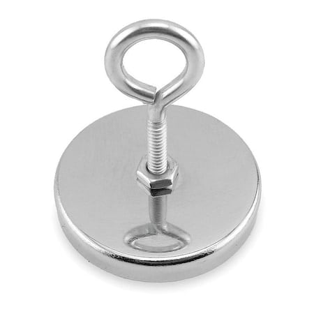 Round Base Eyebolt Magnet, 90 lb. Limit MPN:3DYA3