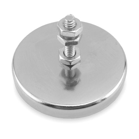 Post Hook, Silver, Steel, 1/4 in D MPN:3DYA4