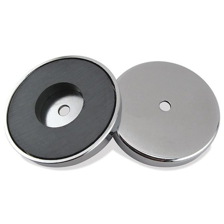 Round Base Magnet, 95 lb. Pull MPN:3LJY3