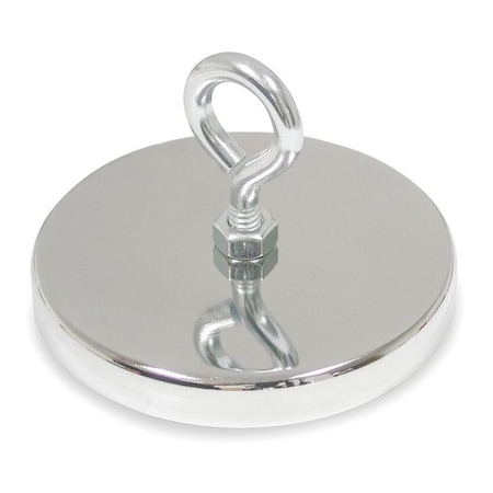 Round Base Eyebolt Magnet, 95 lb. MPN:6YA66
