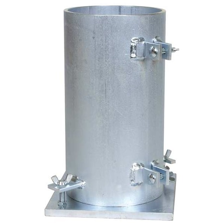 Cylinder Mold, Diameter 4 In, Height 8 In MPN:5DNU6