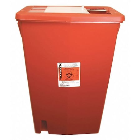 Sharps Container, Sliding Lid, 18 gal., Red MPN:SRSL100938