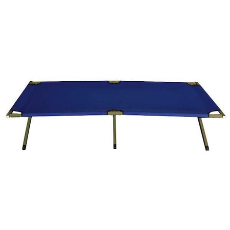 Kwik Folding Cot, Blue, 225 lb. Capacity MPN:29TM93
