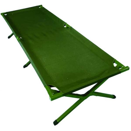 Fold Up Cot, Green, 225 lb. Capacity MPN:3PAH3