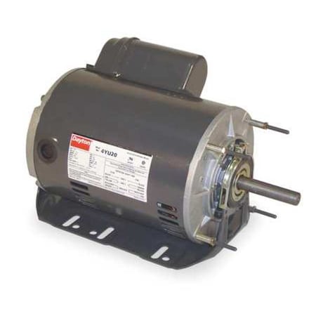 Capacitor-Start Belt Drive Motor, 1/2 HP, 56 Frame, 115/208-230V AC Voltage, 1, 725 Nameplate RPM MPN:1AGG3