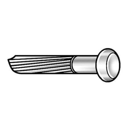 Masonry Nail, 2 1/2 in, 9 ga, PK380, 9 ga Guage, 2 1/2 in L, Steel, Plain MPN:4NFA8