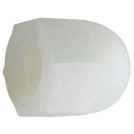 Standard Crown Cap Nut, #8-32, Nylon, Plain, 3/8 in H, 25 PK MPN:0500832CN