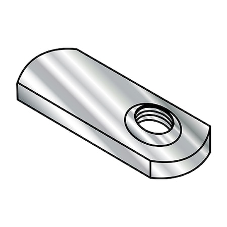 Tab Weld Nut, #8-32, 18-8 Stainless Steel, 0.453 in Wd, 0.64 in Lg, 0.098 in Ht, 1000 PK MPN:08NWS1SS