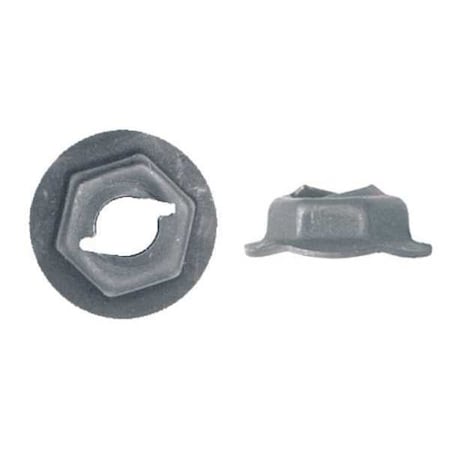Cap Nut, M5, Steel, Black Phosphate, 6 mm H, 50 PK MPN:1041PK