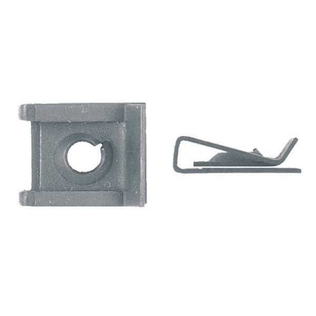 Spring Nut, #14, U Shape, Steel, Phosphate Finish, 25 PK MPN:1192PK