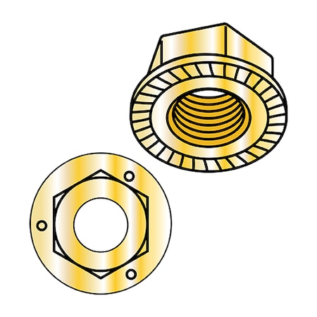 Lock Nut, 1/4