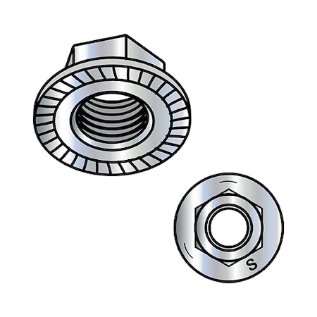 Flange Nut, 1/4