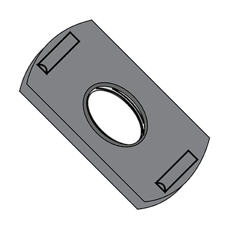 Tab Weld Nut, 1/4