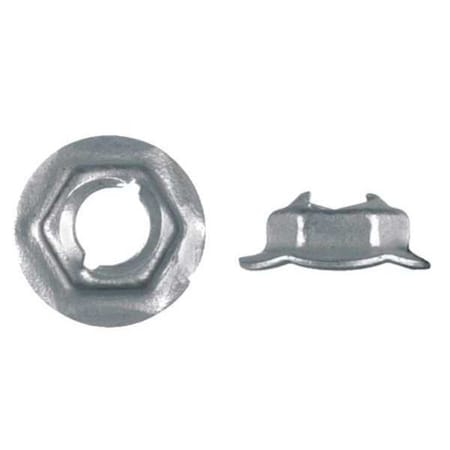 Cap Nut, M8, Steel, Zinc Plated, 8 mm H, 100 PK MPN:1622PK