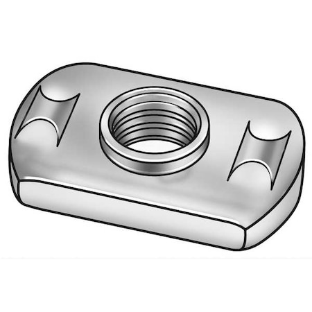 Tab Weld Nut, 1/4