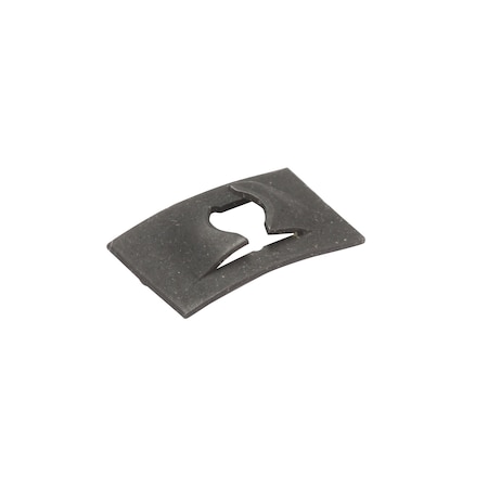Spring Nut, #6-32, Flat Shape, Steel, Black Phosphate Finish, 100 PK MPN:1LAR7