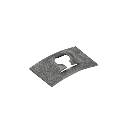 Spring Nut, #8-32, Flat Shape, Steel, Black Phosphate Finish, 100 PK MPN:1LAR8