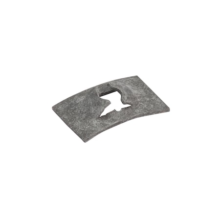 Spring Nut, #6, Flat Shape, Steel, Black Phosphate Finish, 100 PK MPN:1LAT4