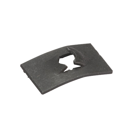 Spring Nut, #8, Flat Shape, Steel, Black Phosphate Finish, 100 PK MPN:1LAT5