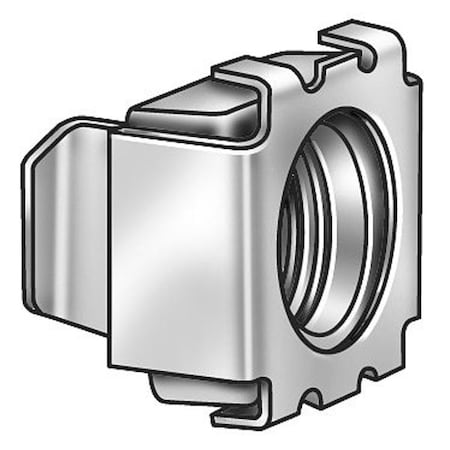 Cage Nut, 1/4